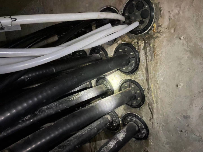 Cable seal in Ningbo Xinle 220kv main substation project Cable seal in Ningbo Xinle 220kv main substation project